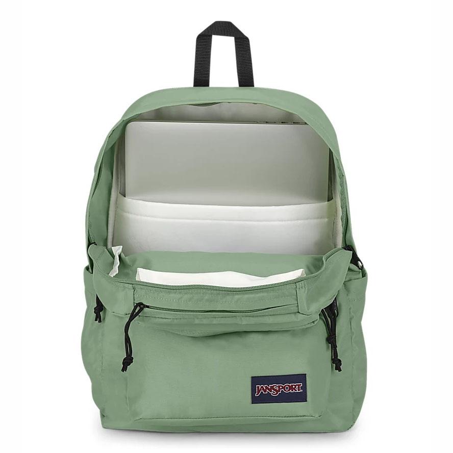 Sac à Dos Ordinateur JanSport Double Break Vert | FGJ-13822643